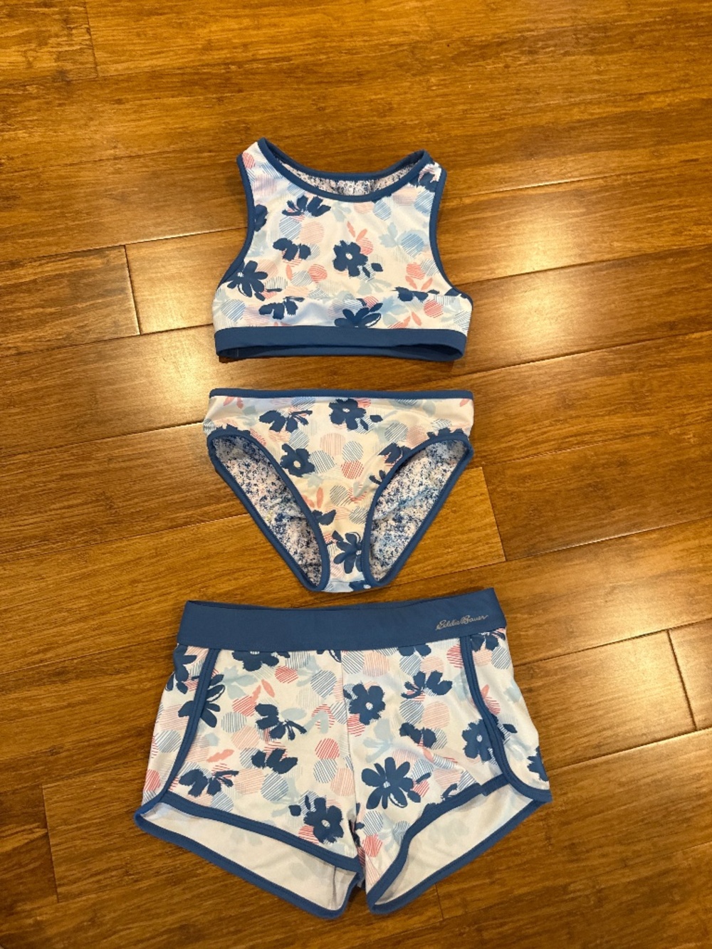 Eddie Bauer girls swim suite set